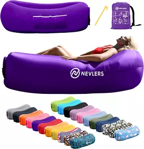 Air Couch Inflatable Lounger | Perfect as Beach Chair Camping Chairs Lounge Chai - Picture 1 of 12