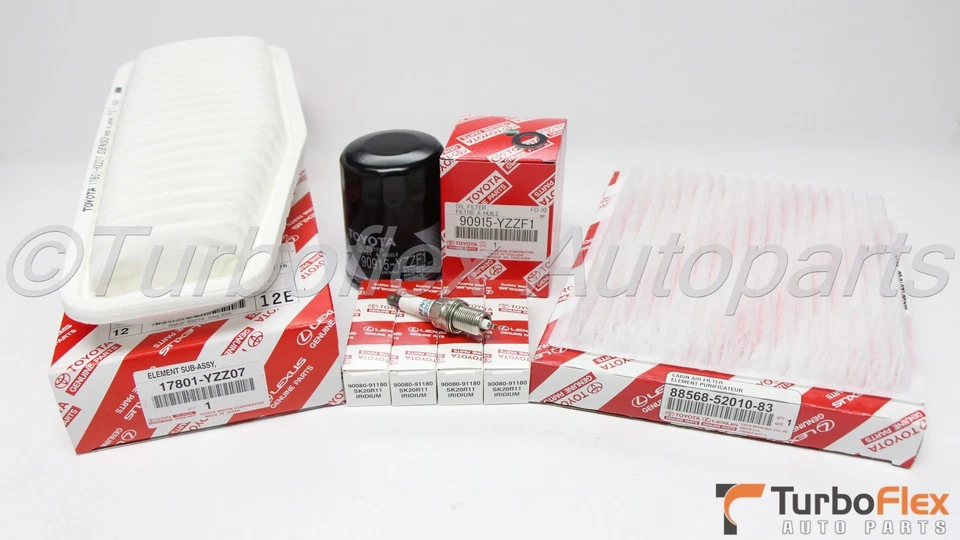 Toyota RAV4 4 cilindros Kit de puesta a punto de servicio genuino 2,0 L 2,4 L 2001-2005 OEM  Foto 1 de 4