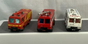 Matchbox Lot of 3 NASA Tracking Command Vehicle Fire Rescue Die Cast Parts - Picture 1 of 6