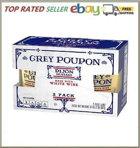 Grey Poupon Dijon Mustard, 2 ct/16 oz (NO SHIP CA) - Picture 1 of 14