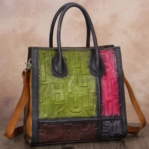 Genuine Leather Purse and Handbag for Women Crossbody Shoulder Bag Tote Bag - Picture 1 of 13