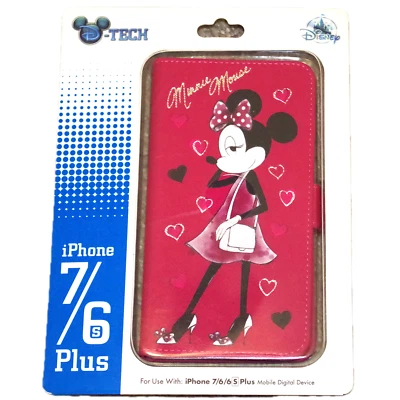 Disney D-Tech iPhone 7/6/6S Plus Minnie Mouse Case Textured Cover NEW Sealed - Image 1 of 2