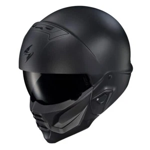 * Scorpion EXO Covert 2 Open-Face Helmet Matte Black CV2-010 75-2296 - Picture 1 of 8