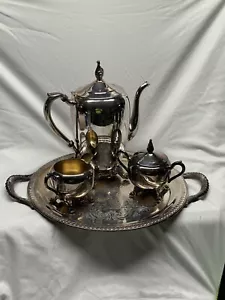 Vintage F. B. Roger silver Company. Crema con piedi piatti e piedi di zucchero... - Foto 1 di 14