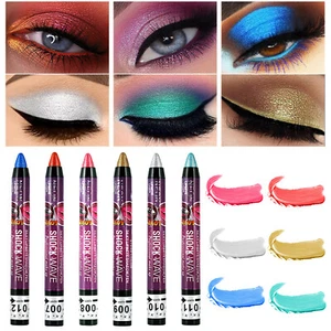 Lidschatten Make-up Bleistift 6 Farben Stick Eyeliner Lippenstift Wasserdicht Stift - Bild 1 von 33