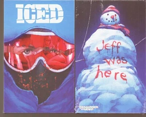 Iced (VHS Big Box) 1988 Slasher - Vinegar Syndrome/Degausser -OOP - New & Sealed - Picture 1 of 2