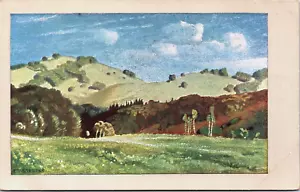 Hermosa postal vintage de arte paisajístico B222 - Imagen 1 de 2