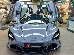 Cuchara de aire de techo de fibra de carbono seca apta para McLaren 720S 750S 765LT Senna Coupe - Imagen 1 de 17