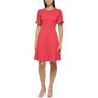 Dkny Womens Pink Above Knee Bell Sleeves Business Fit And Flare Dress 2 Bhfo 6343