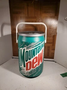 Vintage Kooler Kraft Mountain Dew Can Cooler Cooler + Mountain Dew USA - Picture 1 of 4