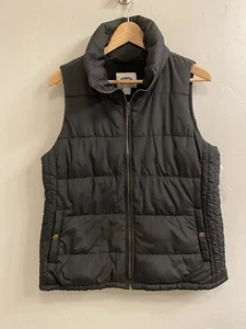 Old Navy NWT Men’s Medium Black Full Zip Front Pockets Vest - Picture 1 of 16