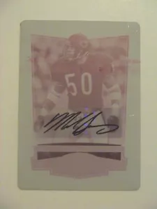 2008 Donruss Mike Singletary Chicago Bears Auto 1/1 - Picture 1 of 1