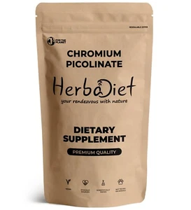Chromium Picolinate Powder - 1000 mcg per serving - Carbohydrate, Fat Breakdown - Picture 1 of 3