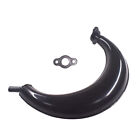 40mm Black Banana Muffler Exhaust Pipe For 80cc 66cc Motorized Bicycle