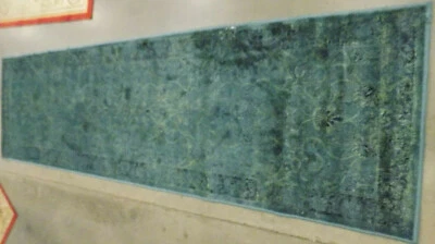 TURQUOISE / MULTI 2'-2" X 7' Damaged Rug Reduced Price 1172575682 VTG117-2220-27 - Image 1 of 4