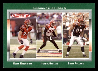 2006 Topps Total Kevin Kaesviharn/David Pollack /Ifeanyl Ohalete #38 Bengals - Image 1 of 2