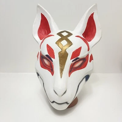 Fortnite Game Fox Drift Mask Latex Costume Cosplay Party Halloween - Image 1 of 4