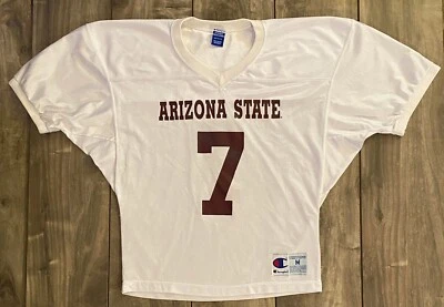 Vintage Champion Arizona State Sun Devils Football Team ISSUED Practice Jersey M - Image 1 of 4