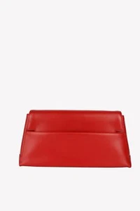 Francesco Biasa Damen Tasche Rot Leder Clutch Minitasche Bag Ledertasche Klein - Bild 1 von 5