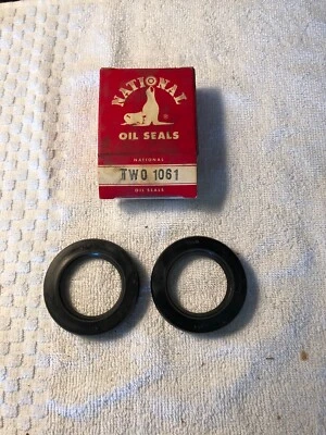 2 sellos de rueda delantera NOS National 1061 1950-1965 Volkswagen coche de pasajeros  Foto 1 de 4