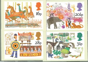 GB 1983 PHQ Cards #70 Complete Set - BRITISH FAIRS - unbenutzt MINT - Bild 1 von 1