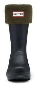 Hunter UAS3401RCF-DOV Fleece Warm Tall Boots Unisex Socks In Olive M - XL - Picture 1 of 4