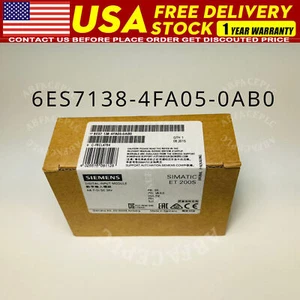 New Siemens 6ES7138-4FA05-0AB0 6ES71384FA050AB0 Electronics module f ET200S - Picture 1 of 2