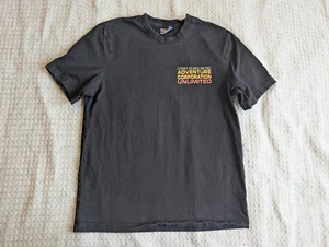 Coney Island Picnic Shirt Adult Medium Black Paradise Beyond Belief Double Sided - Picture 1 of 14