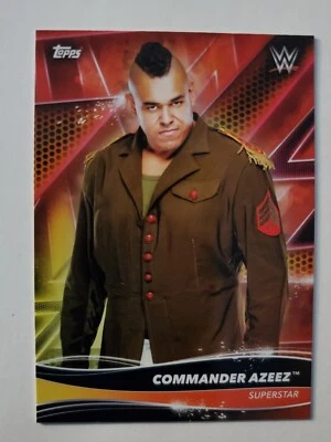 2021 Topps Superstars WWE 〜 #23 COMMANDER AZEEZ - Image 1 of 2
