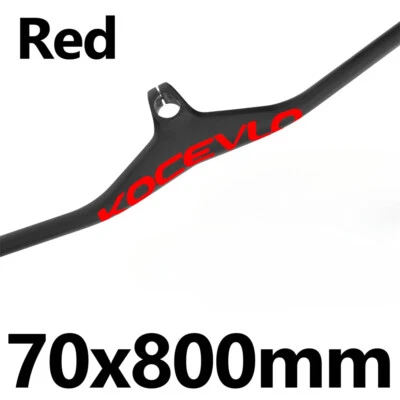 Carbon MTB Integrated Handlebar with Stem 28.6mm 70/80/90/100mm Angle -17 Degree - Image 1 of 4