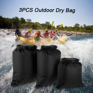 Lixada 3er Pack Waterproof Dry Bag 3L+5L+8L Ultralight Dry Säcke für Reisen H6D5 - Bild 1 von 10
