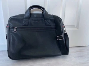Tommy Hilfiger Laptoptasche schwarz Leder - Bild 1 von 3