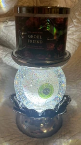 Bath & Body Works- Halloween ~EYEBALL~ 3 Wick Candle Holder & 3 Wick Candle 2022 - Picture 1 of 11