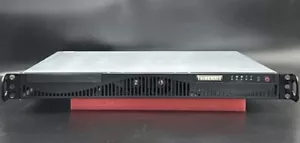Supermicro 1U 14" CSE-512 X11SCL-LN4F E-2224G 32GB 1x 6TB 1x 512GB AOC-STGN-i2s - Picture 1 of 8