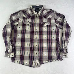 Cody James Button Up Shirt Mens XL Western Rodeo Regular Fit Pearl Snap Navajo - Picture 1 of 12