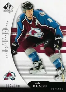 2005-06 SP AUTHENTIC LIMITED LTD ROB BLAKE /100 - Picture 1 of 3