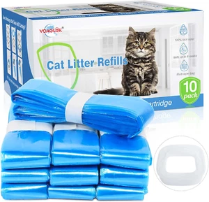 10 Pack Cat Litter Refill Bags 100% Enhanced Odor Control Litter Refills Gene... - Picture 1 of 12