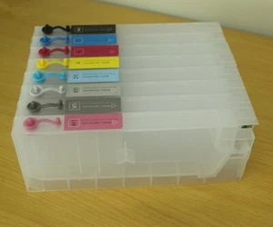 Cartuccia di inchiostro ricaricabile 8 pezzi per stampante Epson Stylus Pro4000/4400/7600/ 9600 - Foto 1 di 8