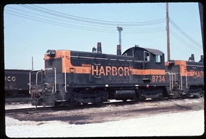 Original Rail Slide - IHB Indiana Harbor Belt 8734 Chicago IL 9-1988 - Bild 1 von 1