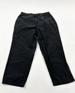 Joes Outdoors Pants Boys XL Black Cargo Missing Drawstring - Picture 1 of 8