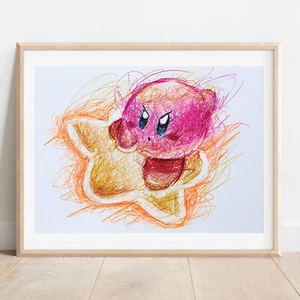 Kirby Kugelschreiberdruck, Nintendo Poster - Bild 1 von 3