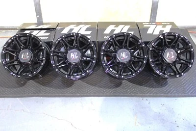 POLARIS RZR 900 12" HL3 BLK ALUMINUM ATV / UTV WHEELS ( SET 4 ) POL10K - Image 1 of 3