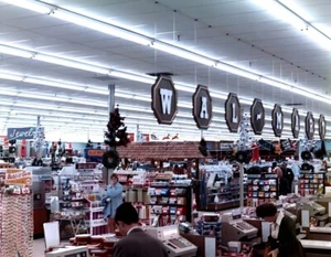 1970 WALMART Christmas Time POSTER 24 X 24 Inches Wall Art - Picture 1 of 2