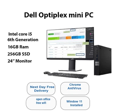 FAST PC DESKTOP Computer WINDOWS 11 PC i5 6th gen 32gb RAM 1TB SSD STORAGE - Image 1 of 4