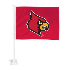 Louisville Cardinals Large 11" x 14" Auto Car, Truck or SUV Flag - Picture 1 of 1