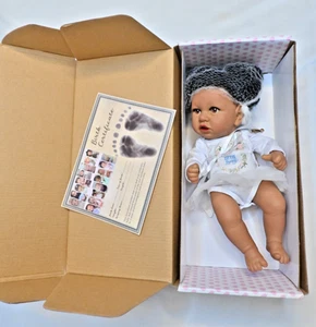 Custom Brands Reborn Puppen Happy Day schwarz mit braunen Augen, OVP, 12 Zoll - Bild 1 von 11