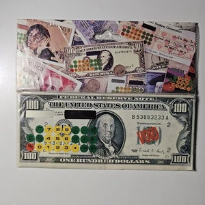 Calculadora en forma de moneda de novedad vintage: $100 USD/dólar (funcionando) - Imagen 1 de 4