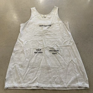 Fashion Brand Company beige natürliches Leinen Künstler Werkzeugkasten Etuikleid 3X 2X - Bild 1 von 6
