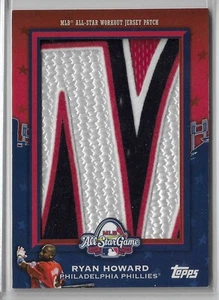 2009 Topps Update Ryan Howard All-Star Jumbo Patch Relic ASJP-59 #1/6 - Picture 1 of 2
