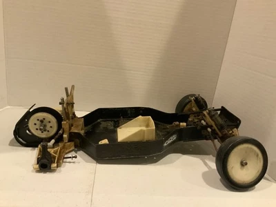 Team Associated RC10 , 3 Gear Stealth Transmission, black chassis & parts - Image 1 of 4